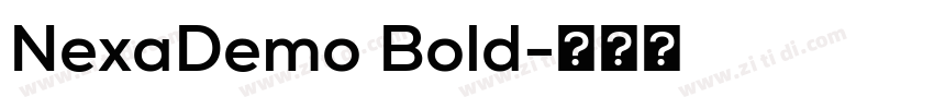 NexaDemo Bold字体转换 NexaDemo Bold字体转换